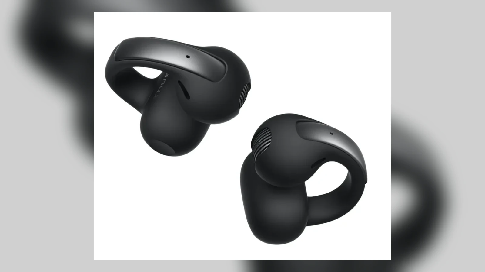 Black Anker Soundcore AeroClip 2 clip-on earbuds