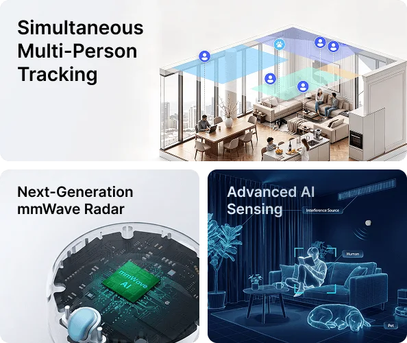 Aqara FP400 spatial multi-sensor with 60GHz mmWave presence sensing